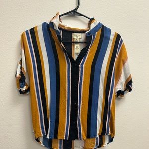 Striped Midnight Sky Blouse